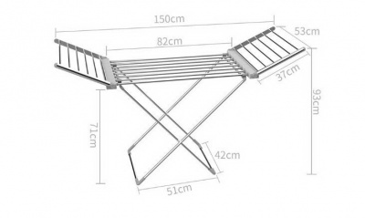 Сушилка для одежды с подогревом раскладная Xiaomi Qindao Constant Temperature Electric Folding Drying Rack