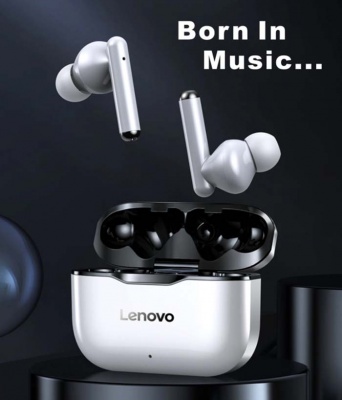 Беспроводные наушники Lenovo LivePods LP1 White