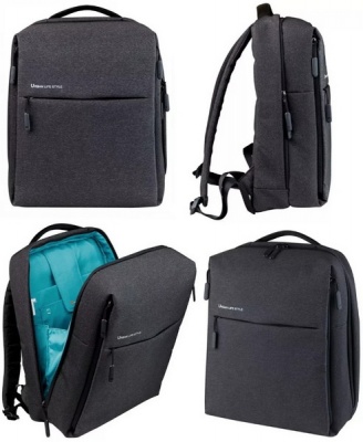 Рюкзак для ноутбука Xiaomi Urban Life Style Backpack черный